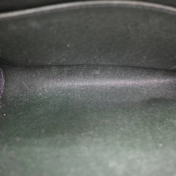 LOUIS VUITTON LV Logo BAIKAL Clutch Hand Bag Taiga Leather Green - Picture 11 of 14